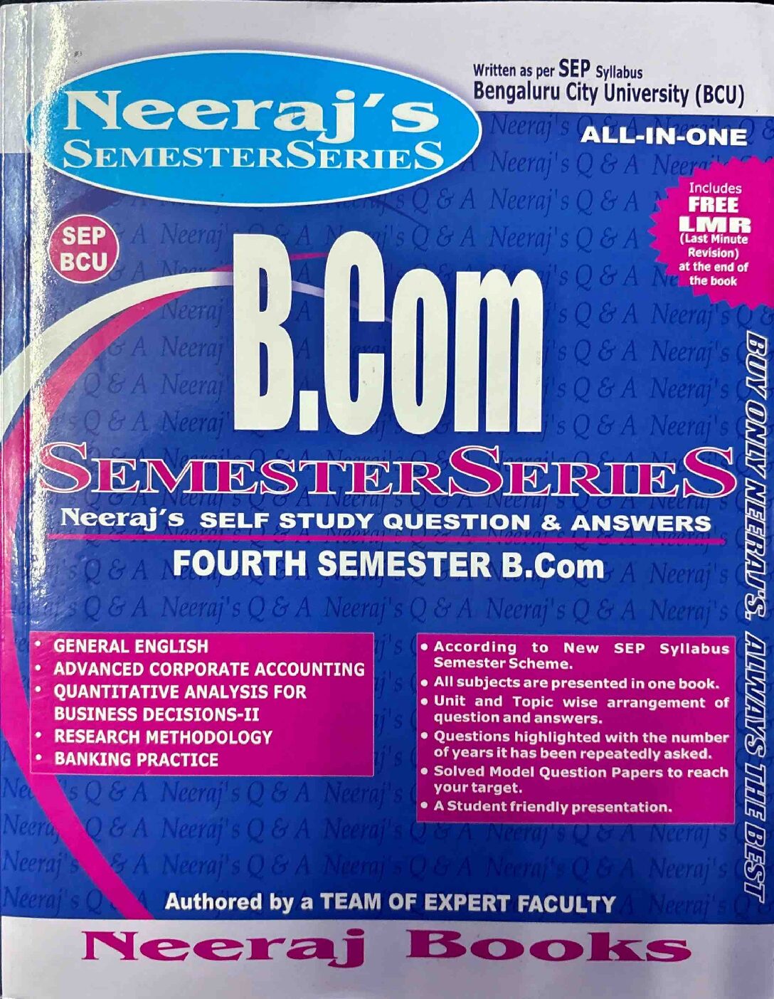 IV Semester - B.Com - BCU