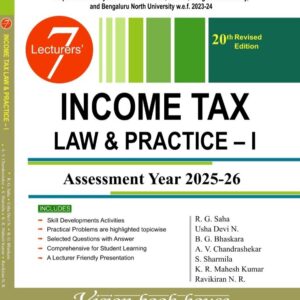 Income Tax - Law and Practices-I - V Semester B.Com - BU and BNU
