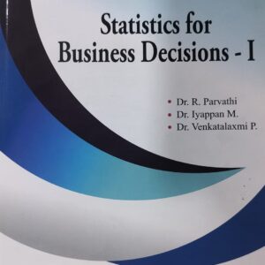 Statistics for Business Decisions-I - I Semester BBA BCU
