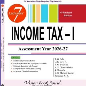 Income Tax - I - V Semester - BBA - BCU