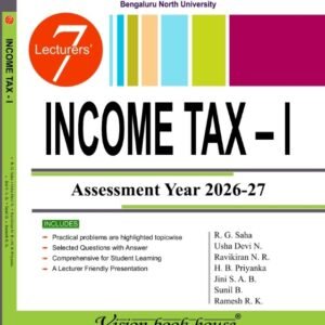 Income Tax - I - V Semester B.Com  BNU Assessment Year 2026-27
